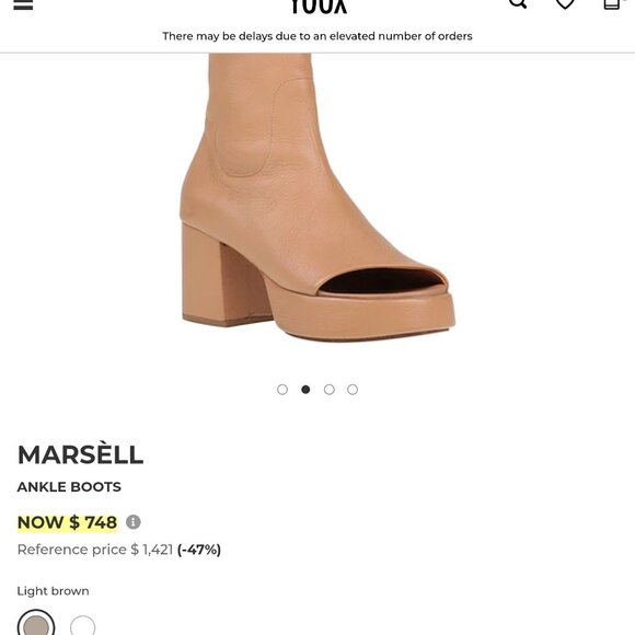 MARSELL LEATHER OPEN TOES PLATFORM BOOTIES ITALY 40 9-10 - Picture 5 of 5